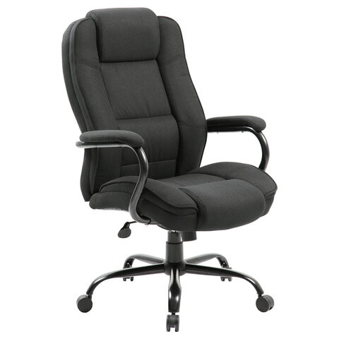 Кресло офисное BRABIX PREMIUM "Heavy Duty HD-002", усиленное, НАГРУЗКА до 200 кг, ткань, 531830 по низкой цене оптом 