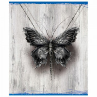 Тетрадь А5 48л. ПЗБМ скоба, клетка, матовая ламинация, выборочный лак, Паутина(микс в спайке), 23850