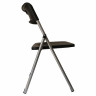 Стулья складные BRABIX "Golf Lite CF-017", КОМПЛЕКТ 4шт., серебристый каркас, пластик, чёрный, 533034 по низкой цене оптом 