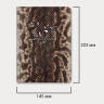 Ежедневник недатированный с резинкой А5 145х203мм, BRAUBERG, твердый, 128л, Snake print, 116286 по низкой цене оптом 