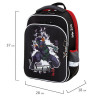 Ранец BRAUBERG QUADRO, 3 отделения, с брелком, "Ninja", 37х28х18 см, 229954 по низкой цене оптом 