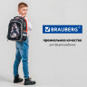 Ранец BRAUBERG QUADRO, 3 отделения, с брелком, "Ninja", 37х28х18 см, 229954 по низкой цене оптом 