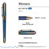 Ручка шариковая BRUNO VISCONTI MONACO PEARL, СИНЯЯ, темно-синий корпус, линия 0,4мм,, 20-0125/84 по низкой цене оптом 