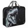 Папка на молнии с ручками BRAUBERG А4, 1 отделение, полиэстер, 80 мм, Scary dino, 273308 по низкой цене оптом 