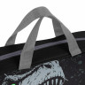 Папка на молнии с ручками BRAUBERG А4, 1 отделение, полиэстер, 80 мм, Scary dino, 273308 по низкой цене оптом 