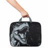 Папка на молнии с ручками BRAUBERG А4, 1 отделение, полиэстер, 80 мм, Scary dino, 273308 по низкой цене оптом 