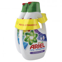 Гель для стирки 1,95+1,95 л ARIEL (Ариэль) "Color", концентрат, 8001841031187