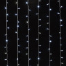 Электрогирлянда-занавес комнатная "Штора" 3х2м, 144LED, холодный белый, 220V, ЗОЛОТАЯ СКАЗКА, 591351 по низкой цене оптом 