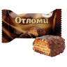 Конфеты шоколадные АККОНД "Отломи" вафельные с молочной карамелью, 360 г, пакет по низкой цене оптом 