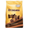Конфеты шоколадные АККОНД "Отломи" вафельные с молочной карамелью, 360 г, пакет по низкой цене оптом 