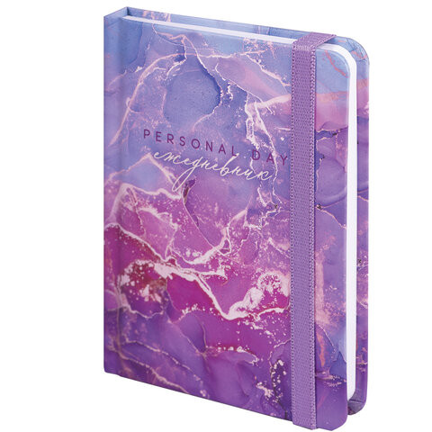 Ежедневник недатированный с резинкой, МАЛЫЙ ФОРМАТ А6 (109х148 мм), BRAUBERG, 128 л., "Мрамор", 114569 по низкой цене оптом Ежедневник недатированный с резинкой, МАЛЫЙ ФОРМАТ А6 (109х148 мм), BRAUBERG, 128 л., "Мрамор", 114569 по низкой цене оптом