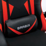 Кресло компьютерное BRABIX "Dexter GM-135", подножка, две подушки, экокожа, черное/красное, 532799 по низкой цене оптом 