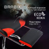 Кресло компьютерное BRABIX "Dexter GM-135", подножка, две подушки, экокожа, черное/красное, 532799 по низкой цене оптом 