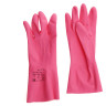 Перчатки латексные КЩС, прочные, хлопковое напыление, размер 7,5-8 M, средний, красные, HQ Profiline, 73582