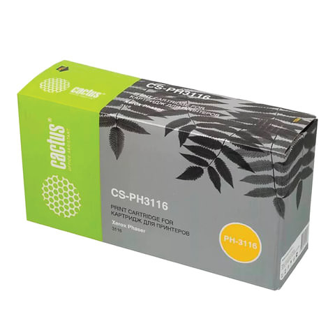 Картридж лазерный CACTUS (CS-PH3116) для XEROX Phaser 3116, ресурс 3000 стр. по низкой цене оптом 