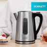 Чайник SCARLETT SC-EK21S13, 1,7л, 2200Вт, закрытый нагревательный элемент, стальной по низкой цене оптом 