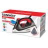 Утюг SONNEN SI-588, 2200Вт, керамическое покрытие, паровой удар, черный/красный, 455279 по низкой цене оптом 