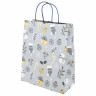 Пакет подарочный НАБОР 4 штуки новогодний 26x32x13 см, "Kraft Large", ЗОЛОТАЯ СКАЗКА, 592133 по низкой цене оптом 