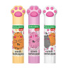 Клей-карандаш "Лапки" Cat Paw, 9 г, фигурный колпачок, 3 шт. на блистере, BRAUBERG KIDS, 271982 по низкой цене оптом 