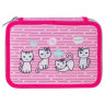 Пенал BRAUBERG, 2 отделения, ткань, 20х14 см, "Meow", 229289 по низкой цене оптом 