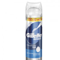 Пена для бритья 250 мл, GILLETTE (Жиллет) Series, "Для чувствительной кожи", для мужчин