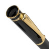 Ручка подарочная шариковая BRAUBERG "Perfect Black", корпус черный, узел 1 мм, линия письма 0,7 мм, синяя, 141416 по низкой цене оптом 