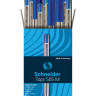 Ручка шариковая SCHNEIDER (Германия) "Tops 505 M", СИНЯЯ, корпус прозрачный, узел 1 мм, линия письма 0,5 мм, 150603 по низкой цене оптом Краснодар, Москва, Уфа, Казань, Барнаул, Владивосток, Хабаровск, Сахалин, Красноярск, Екатеренбург, 