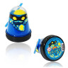 Слайм (лизун) "Slime Ninja", светится в темноте, синий, 130 г, ВОЛШЕБНЫЙ МИР, S130-20 по низкой цене оптом 