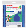 Фартук с нарукавниками для уроков труда ПИФАГОР, 3 кармана, стандартный размер, 44x55 см, синий, 273754 по низкой цене оптом 