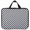 Папка на молнии с ручками BRAUBERG А4, 1 отделение, полиэстер, 20мм, Black and white, 272172 по низкой цене оптом 