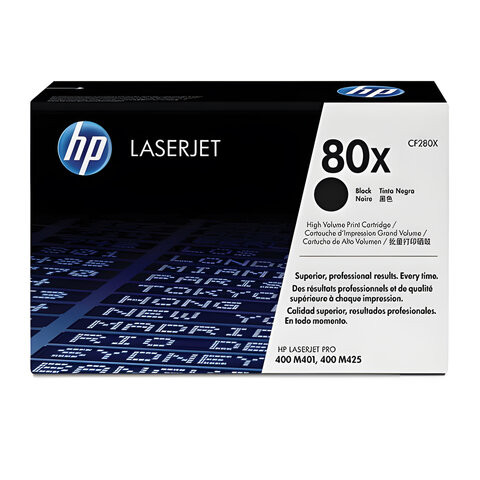 Картридж лазерный HP (CF280X) LaserJet Pro M401/M425, черный, ориг., ресурс 6900 стр. по низкой цене оптом 