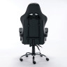 Кресло компьютерное BRABIX "Dexter GM-135", подножка, две подушки, экокожа, черное, 532800 по низкой цене оптом 