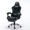 Кресло компьютерное BRABIX "Dexter GM-135", подножка, две подушки, экокожа, черное, 532800 по низкой цене оптом 