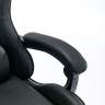 Кресло компьютерное BRABIX "Dexter GM-135", подножка, две подушки, экокожа, черное, 532800 по низкой цене оптом 