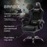 Кресло компьютерное BRABIX "Dexter GM-135", подножка, две подушки, экокожа, черное, 532800 по низкой цене оптом 