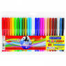 Фломастеры 24 ЦВЕТА CENTROPEN "Colour World", трехгранные, смываемые, вентилируемый колпачок, 7550/24TP, 7 7550 2484 по низкой цене оптом 