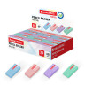 Ластик BRAUBERG PASTEL MATTE, 50х24х10 мм, ЭКО-ПВХ, прямоугольный, картонный рукав, ассорти, 272729 - Ластики | СнабС