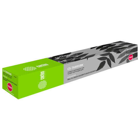 Картридж лазерный CACTUS (CS-TK895BK) для Kyocera FS-C8020/C8020MFP/C8025, черный, ресурс 12000 страниц по низкой цене оптом 