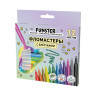 Фломастеры с блестками FUNSTER (ФАНСТЕР) "GLITTER" 12 цветов, ударопрочный наконечник, 152629 - Фломастеры | СнабС