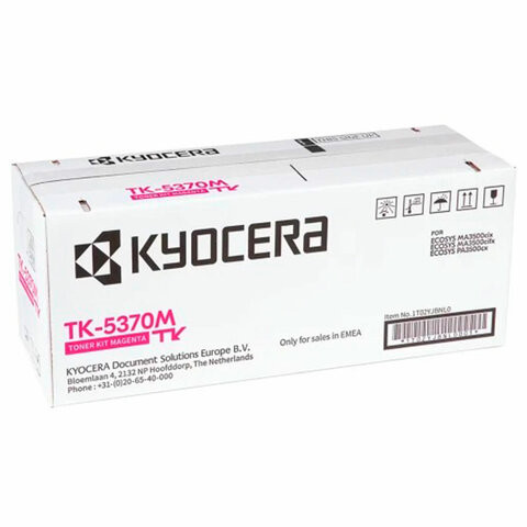 Тонер-картридж KYOCERA (TK-5370M) ECOSYS PA3500cx/MA3500cix/MA3500cifx, пурпурн, ориг, 1T02YJBNL0 по низкой цене оптом 