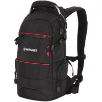 Рюкзак WENGER, универсальный, черный, "Narrow Hiking Pack", туристический, 22 л, 23х18х47 см, 13022215