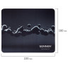 Коврик для мыши SONNEN "DROPS", резина + ткань, 220х180х3 мм, 513290 по низкой цене оптом Краснодар, Москва, Уфа, Казань, Барнаул, Владивосток, Хабаровск, Сахалин, Красноярск, Екатеренбург, 