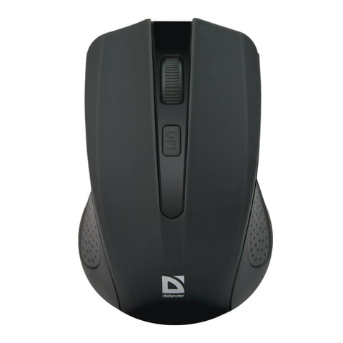 Мышь беспроводная DEFENDER Accura MM-935, 3 кнопки + 1 колесо-кнопка, оптическая, черная, 52935 по низкой цене оптом Краснодар, Москва, Уфа, Казань, Барнаул, Владивосток, Хабаровск, Сахалин, Красноярск, Екатеренбург, 