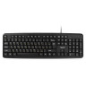 Клавиатура проводная GEMBIRD KB-8320U-BL, USB, 104 клавиши, черная по низкой цене оптом Краснодар, Москва, Уфа, Казань, Барнаул, Владивосток, Хабаровск, Сахалин, Красноярск, Екатеренбург, 