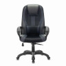 Кресло компьютерное BRABIX PREMIUM "Rapid GM-102", НАГРУЗКА 180 кг, экокожа/ткань, черное/серое, 532105 по низкой цене оптом Краснодар, Москва, Уфа, Казань, Барнаул, Владивосток, Хабаровск, Сахалин, Красноярск, Екатеренбург, 