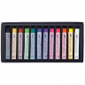 Пастель сухая художественная FABER-CASTELL "Soft pastels", 12 цветов, квадратное сечение, 128312