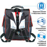 Ранец BRAUBERG STYLE c эргономичной спинкой, "Motocross", 35х28х18 см, 229925 по низкой цене оптом 