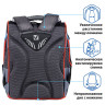 Ранец BRAUBERG STYLE c эргономичной спинкой, "Motocross", 35х28х18 см, 229925 по низкой цене оптом 
