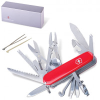 Подарочный нож VICTORINOX "Swisschamp", 91 мм, складной, красный, 33 функции, 1.6795