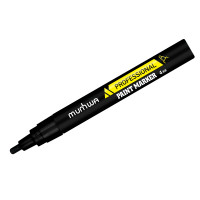 Маркер-краска MunHwa "Professional Paint Marker" черная, 4мм, нитро-основа
